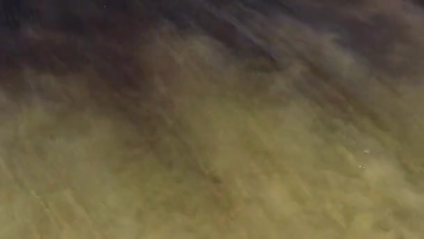 波とプラヤデルカルメンメキシコの澄んだ水を持つ熱帯メキシコのビーチ — ストック動画