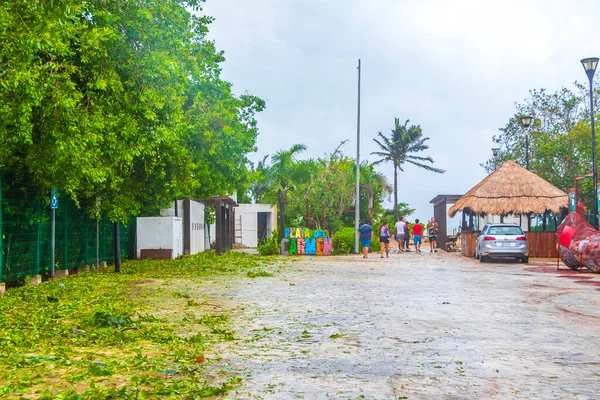 Playa Del Carmen Mexico 2021 Hurricane 2021 Quintana Roo Mexico — Stock Photo, Image