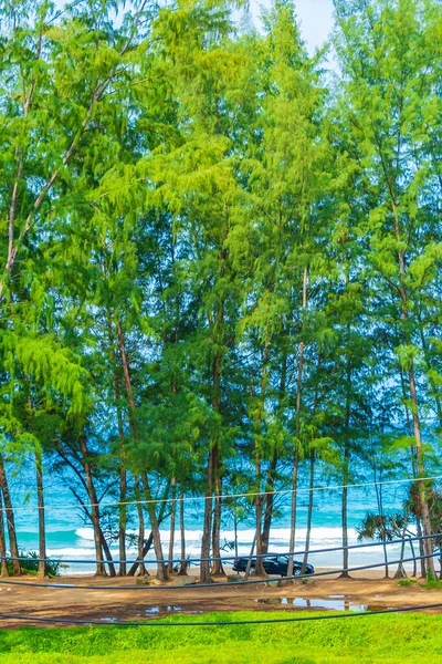Nai Thon Naithon Beach Dream Bay View Trees Turquoise Clear — Stock Photo, Image