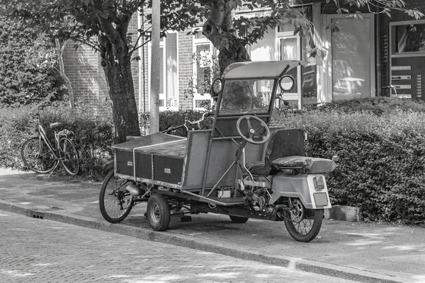 Crazy Motorcycle Scooter Front Apron Groningen Holland Netherlands — Stock Photo, Image