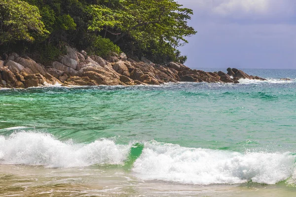 Nai Thon Naithon Beach Eine Wunderschöne Traumbucht Mit Türkisklarem Wasser — Stockfoto