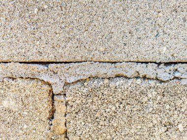 Zicatela Puerto Escondido Oaxaca Meksika 'da güzel duvar ve zemin dokusu deseni.