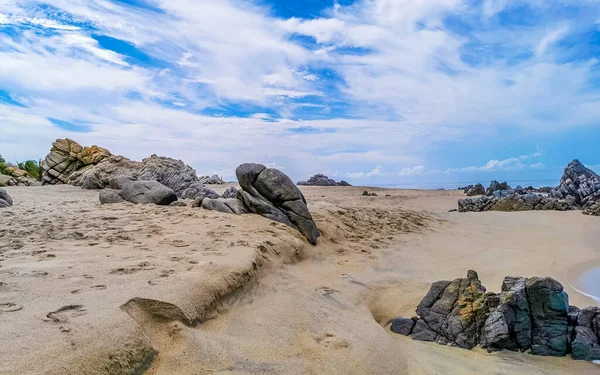 Zicatela Puerto Escondido Oaxaca Daki Sahilde Son Derece Güzel Büyük — Stok fotoğraf