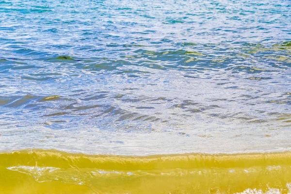 멕시코의 플라야델 카르멘에 청록색 멕시코 파노라마와 카리빈 바다의 — 스톡 사진