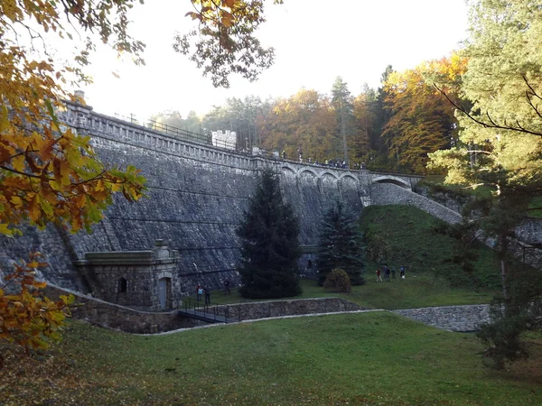 Kraftverksdamm parizov Tjeckien — Stockfoto