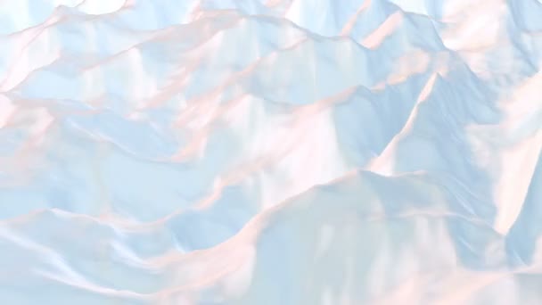 Tendencia de la onda de color Fondo futurista Textura de mármol líquido Ondulado Fluido arte capaz de bucle sin costuras — Vídeo de stock