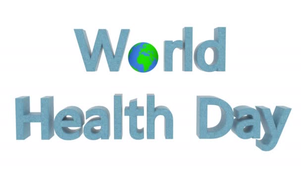 World health day Medical research Healthcare concept intro able to loop seamless — Stock Video