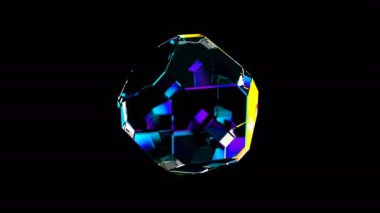 Jewel Kristal elmas mücevheri kusursuz döngü yapar.