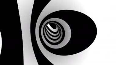 Psikedelik tüneller Görsel psikedelik soyut sanat 3D stili