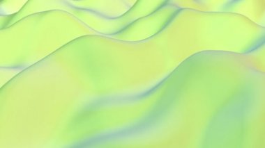 Abstract green wave Fluid art Gradient background able to loop seamless