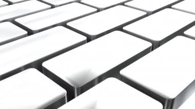 3D biçiminde metal kutular. Dikensiz 4k döngü yapabilirler.