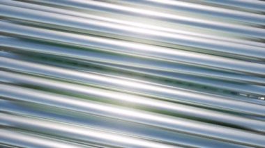 Modern Stainless steel metal pipes Industrial manufacturing factory The product of rolled metal at the factory 4k