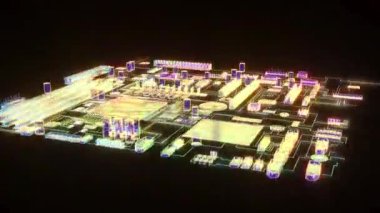Motherboard Technology cpu gpu Digital Computer ai chip industry intro able to loop seamless 4k