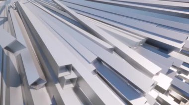 Metal dikdörtgen boru endüstriyel araçlar profil boru hattı ekipmanları 3d biçim 4k