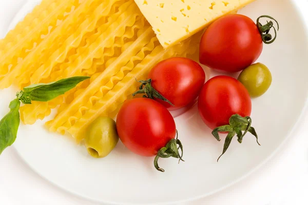 Pasta. Italiaanse keuken. — Stockfoto