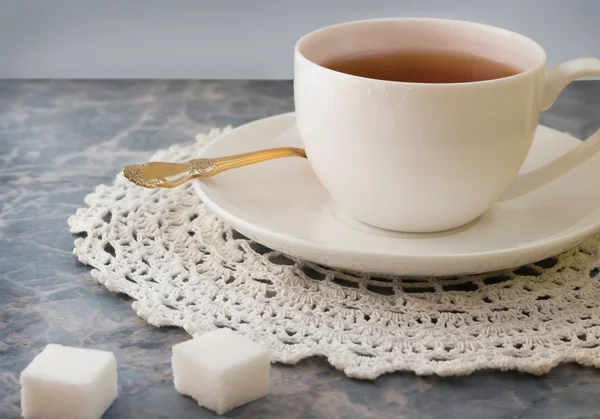 Por la mañana taza de té — Foto de Stock