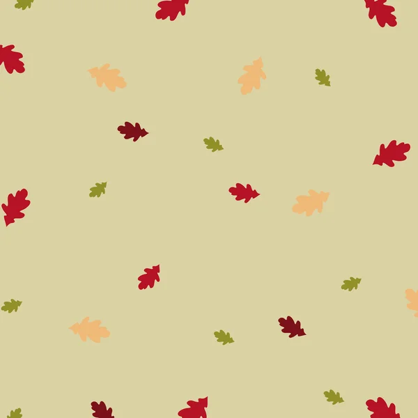 Le motif des feuilles de chêne . — Image vectorielle