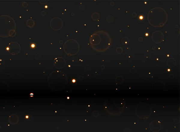 Parlayan yıldız siyah bayrağı. vektör