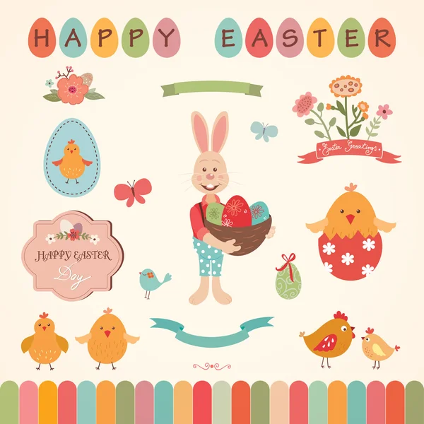 Tarjeta de Pascua — Vector de stock