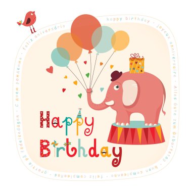 Happy Birthday Card clipart
