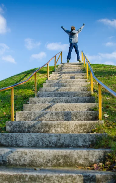 Escadas para o sucesso — Fotografia de Stock