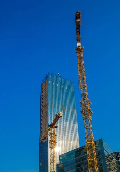 Site de construction de gratte-ciel — Photo