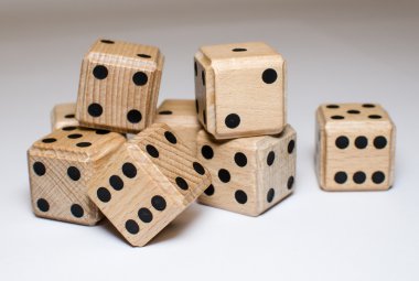 ahşap zar yığını