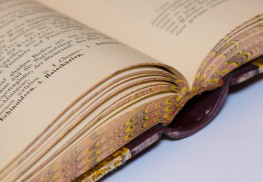 eski açık kitap
