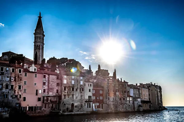 Cidade Velha Cidade Rovinj Croácia — Fotografia de Stock