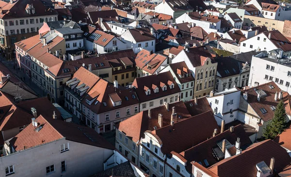 Rooftops City Budweis Ceske Budejovice Czech Republic — Stock Photo, Image