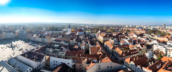 Rooftops City Budweis Ceske Budejovice Czech Republic — Stock Photo, Image