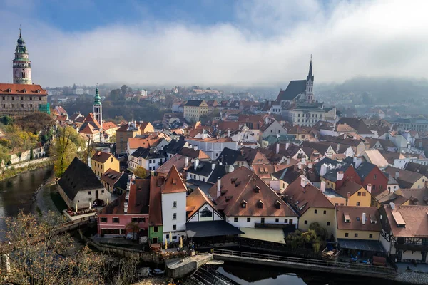 Avrupa 'daki Çek Cumhuriyeti' nde Tarihsel Şehir Cesky Krumlov