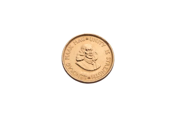 Gold coin from South Africa — Stock Photo, Image