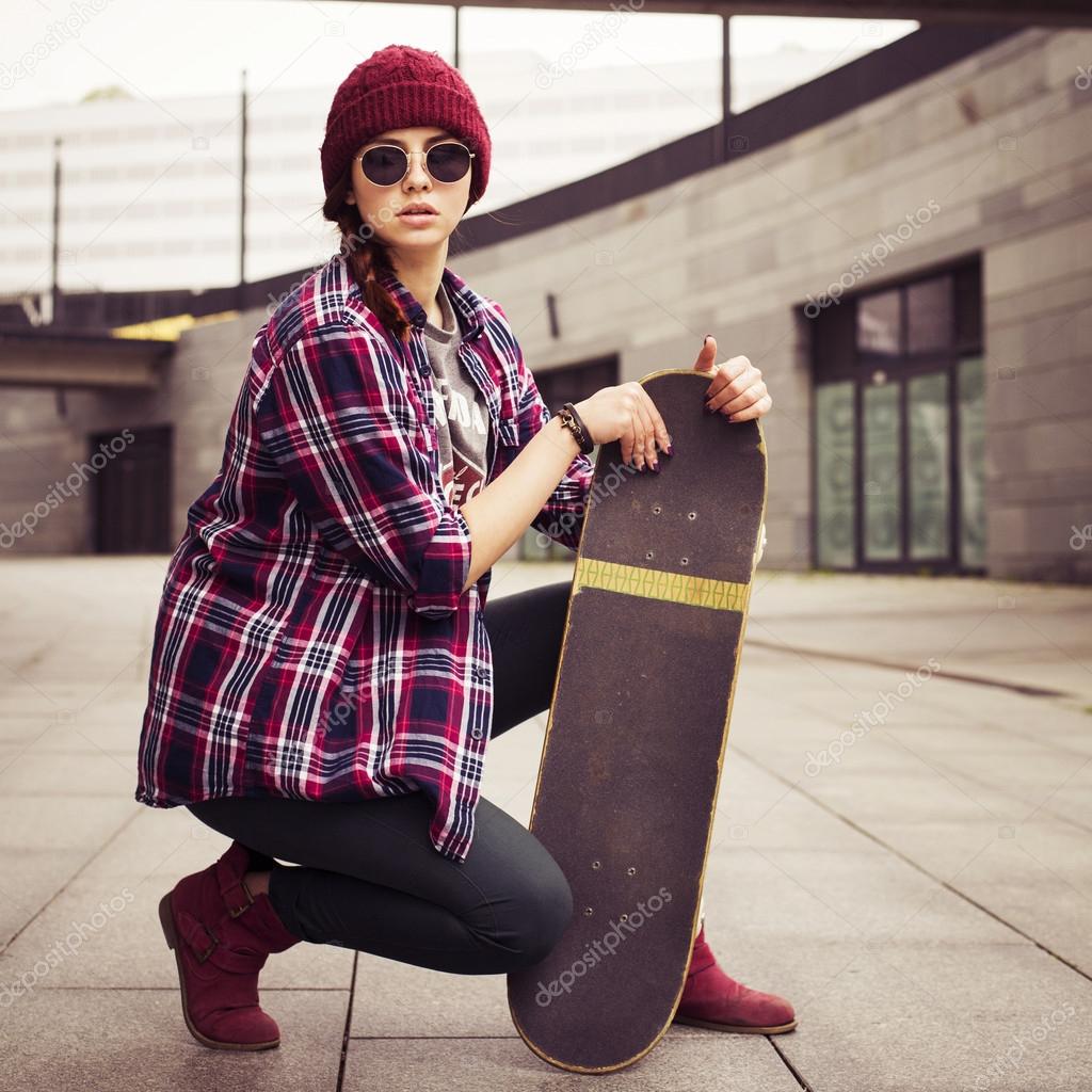 Hipster Frau Hipster Frau