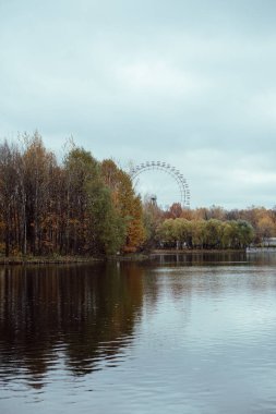Sonbaharda Moskova 'daki Izmailovsky Parkı