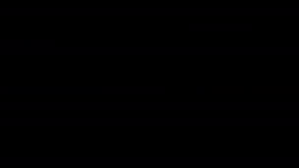 Introducción sobre fondo negro. Ahorro de pantalla de texto emergente con texto Halloween 2021. El salvapantallas perfecto para la celebración de Halloween. Introducción para blogs, promociones, anuncios, programas de televisión y más. — Vídeos de Stock