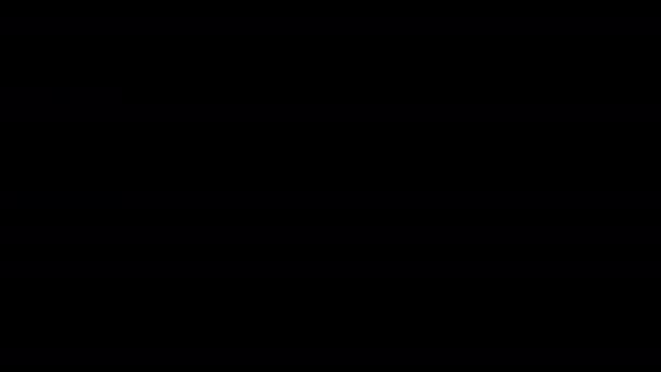 Halloween Night - introduzione e outro. Salvatore di schermo di testo pop-up con notte di Vigilia d'Ognissanti di testo. Lo screensaver perfetto per la celebrazione di Halloween. Introduzione per pubblicità di partito, promo e blog. — Video Stock