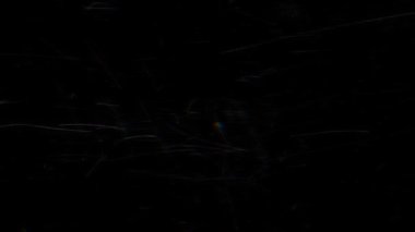 Holografik çizikler ve hasarlı Soyut Dijital Animasyon Analizi. Dijital gökkuşağı holografik parlak dokusu. VHS arızaları ve statik ses arkaplanı. Yaratıcı kullanım için üstüste bindirmeler.