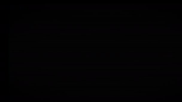 Der Dritte Weltkrieg. Text Animation. Glitch-Effekt. Die globale Bedrohung durch den Dritten Weltkrieg. Russischer Angriff auf die Ukraine, Kriegsbekundung. — Stockvideo