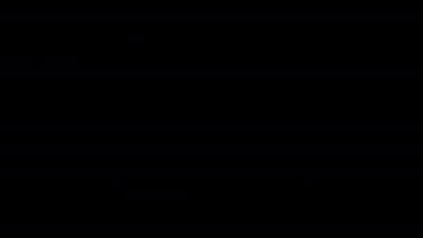 侵入グラフィックアニメーション-今日。グリッチ効果。テレビニュースのテキストリードイン。TVチャンネルニュースアニメ。黒の背景. — ストック動画