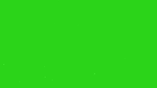 Glitch Chromakey. Effect of an old TV with interference, distortion, glitches and flicker on green screen. Ideal for overlay. — Video Stock