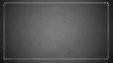 The effect of retro film with damage and scratches. Retro background. A re-created film frame from the silent movies era. Old Silent Film Style Frame. Vintage film.