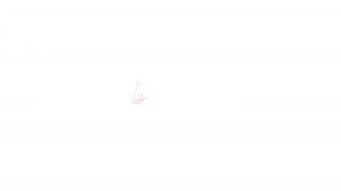 Love Story - romantic text animation. Love Story - red text on white background. Holiday intro. 4K.