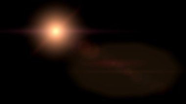 Leaks on Black Background. Flashing light. Lens flare overlays for background. Bright light in the upper left corner of the screen. Video Color Filters. Transition.