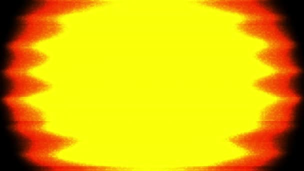 Efekt Županu Žlutooranžový Světelný Efekt Abstraktní Blikající Světla Zapnutí Zapnutí — Stock video