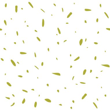 Beyaz arka planda yeşil geometrik elementler. Vektörsüz desen