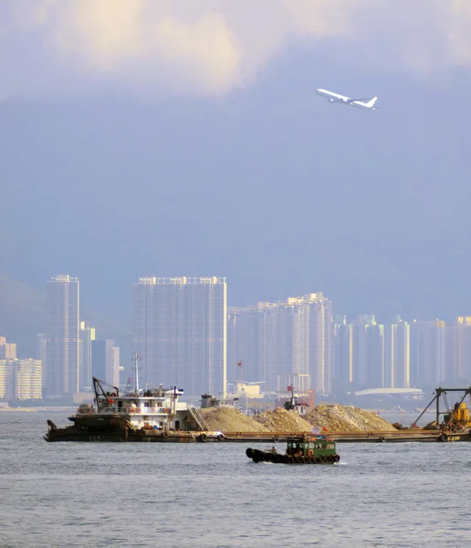 Hong kong. stad landschap. — Stockfoto