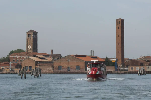 2019 Italien Venedig Lagunen Nära Murano — Stockfoto