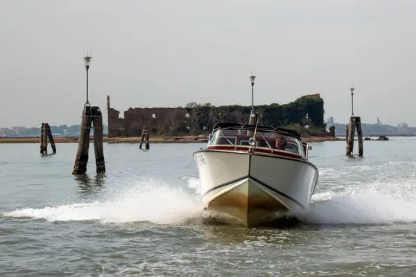 2019 Італія Венеція Човен Венеціанській Лагуні — стокове фото