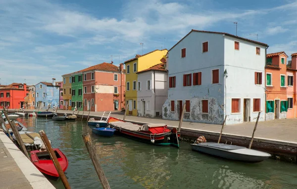2019 Italië Venetië Het Kanaal Van Burano Eiland — Stockfoto